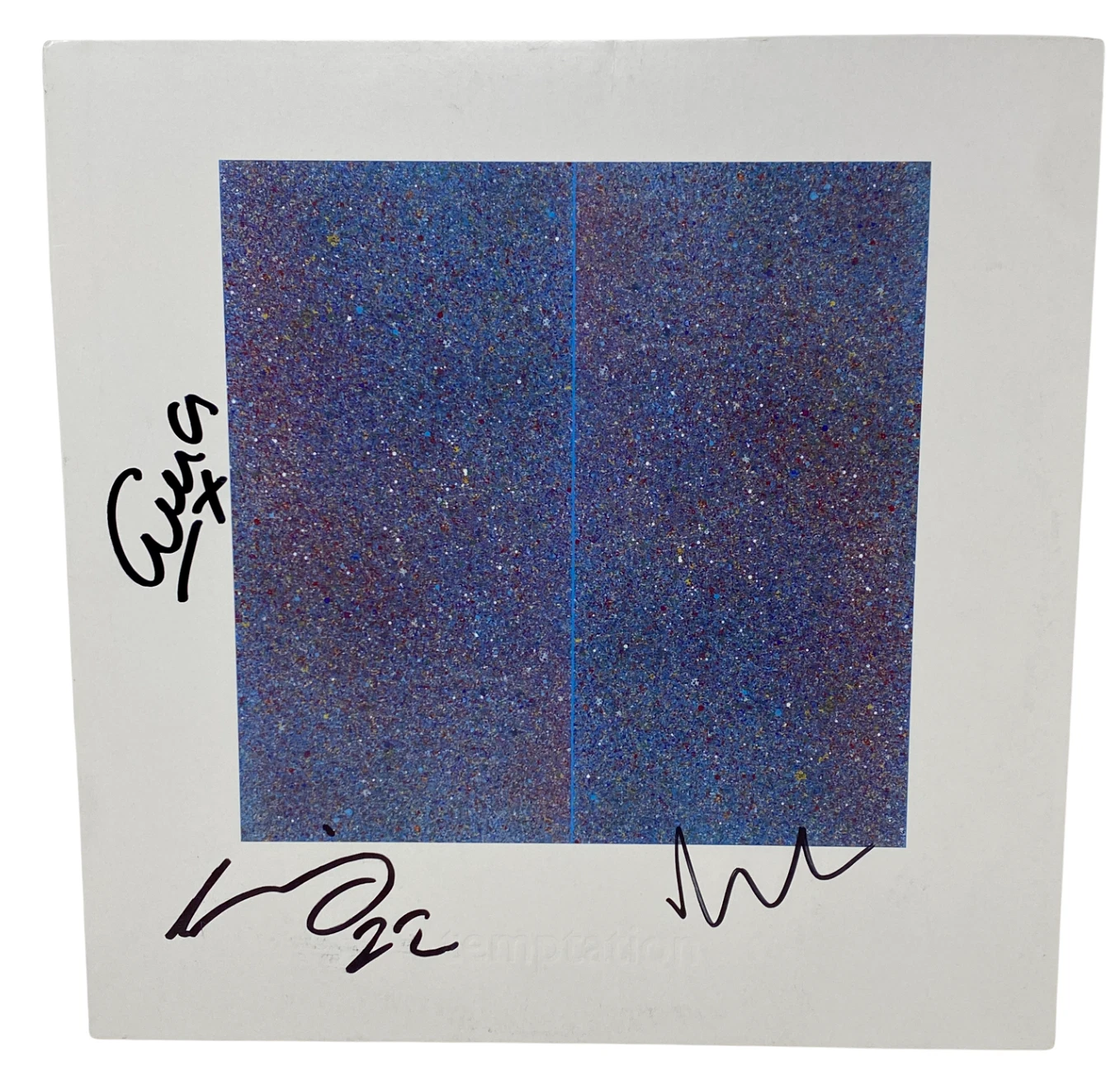 New Order Signed Autograph Temptation Vinyl Record Album LP Joy Division x3 ACOA
