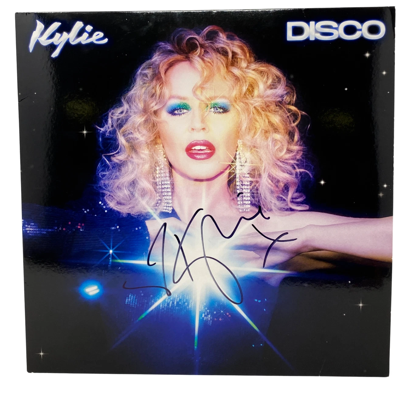 Kylie Minogue Signed Autograph Disco Vinyl Record Album LP ACOA COA
