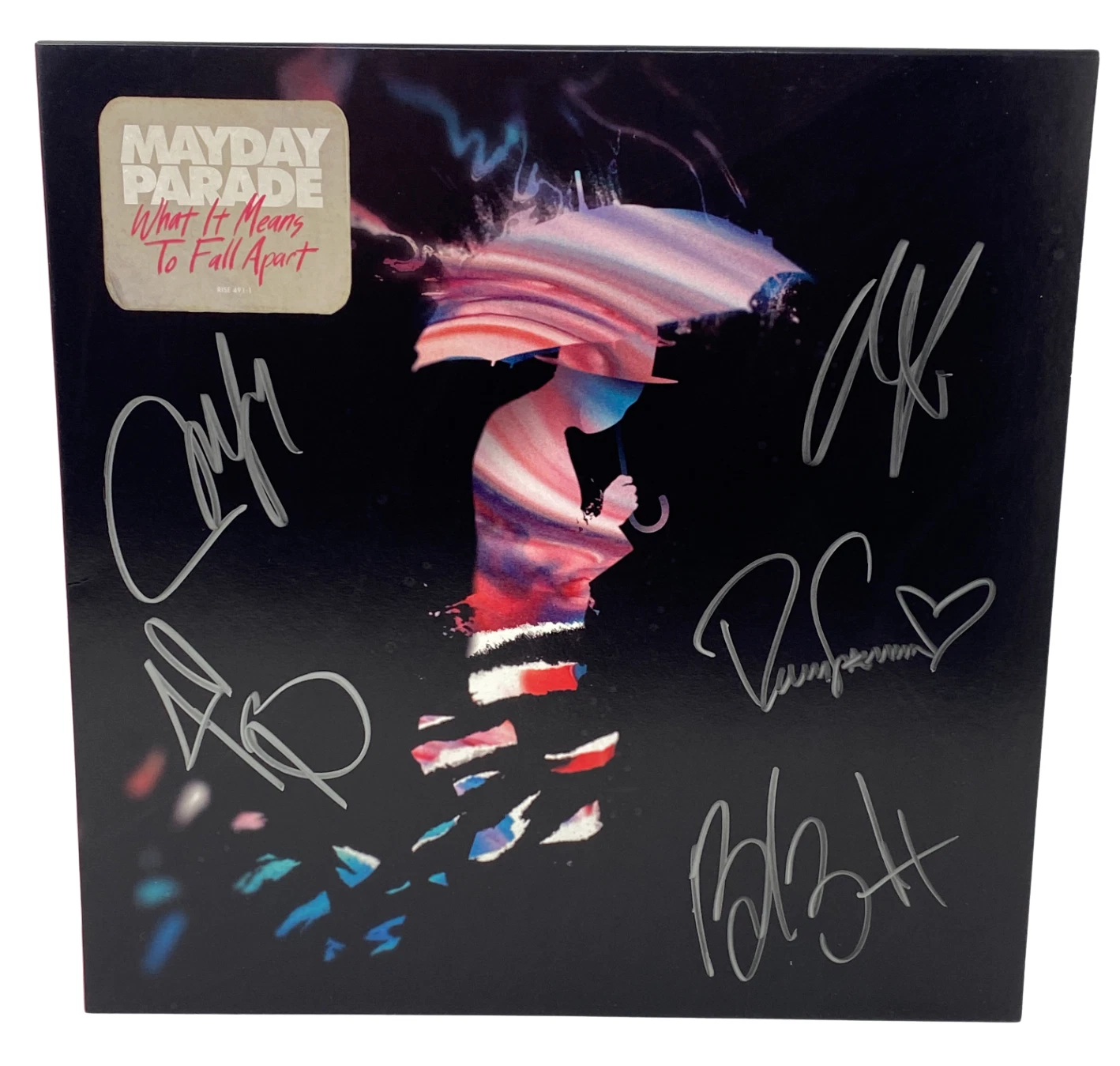 Mayday Parade Signed Autograph What It Means To Fall Apart Vinyl Album LP ACOA
