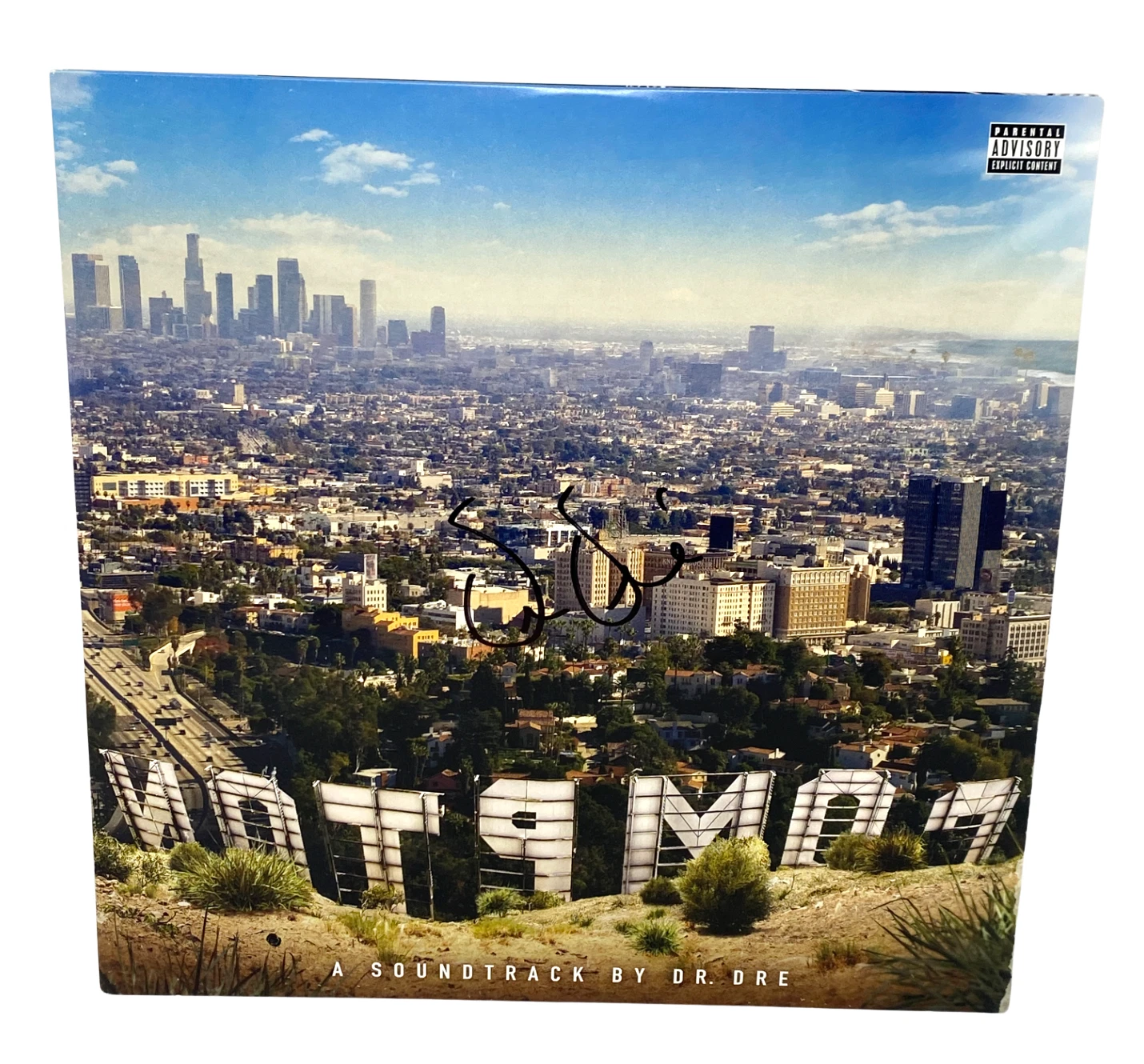 Dr. Dre Signed Autograph Compton Vinyl Record Album LP NWA Rap Hip Hop ACOA COA
