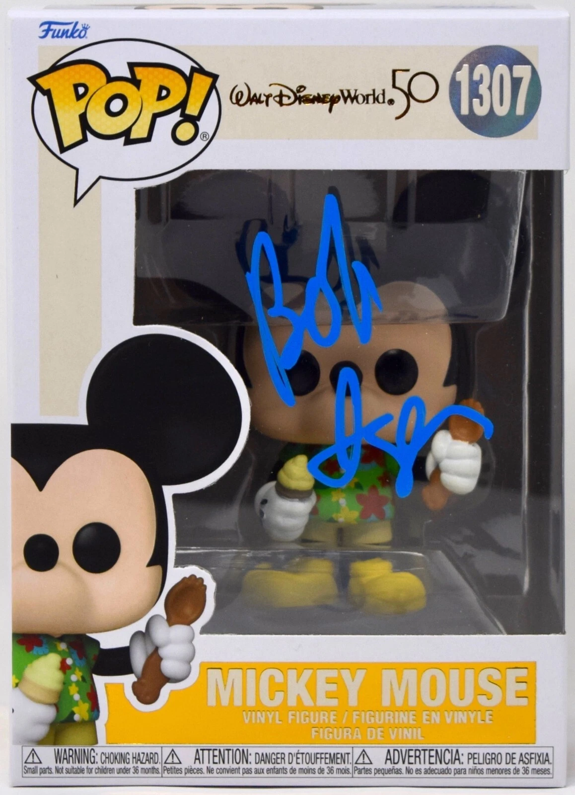 Bob Iger Signed Autograph Funko Pop Mickey Mouse Walt Disney CEO Robert BAS COA
