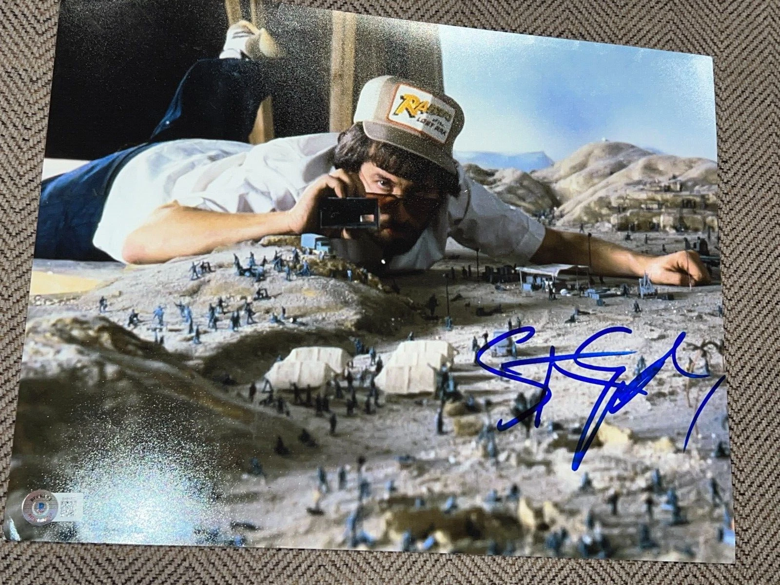 STEVEN SPIELBERG SIGNED AUTOGRAPH 11x14 PHOTO INDIANA JONES FORD BECKETT BAS X2
