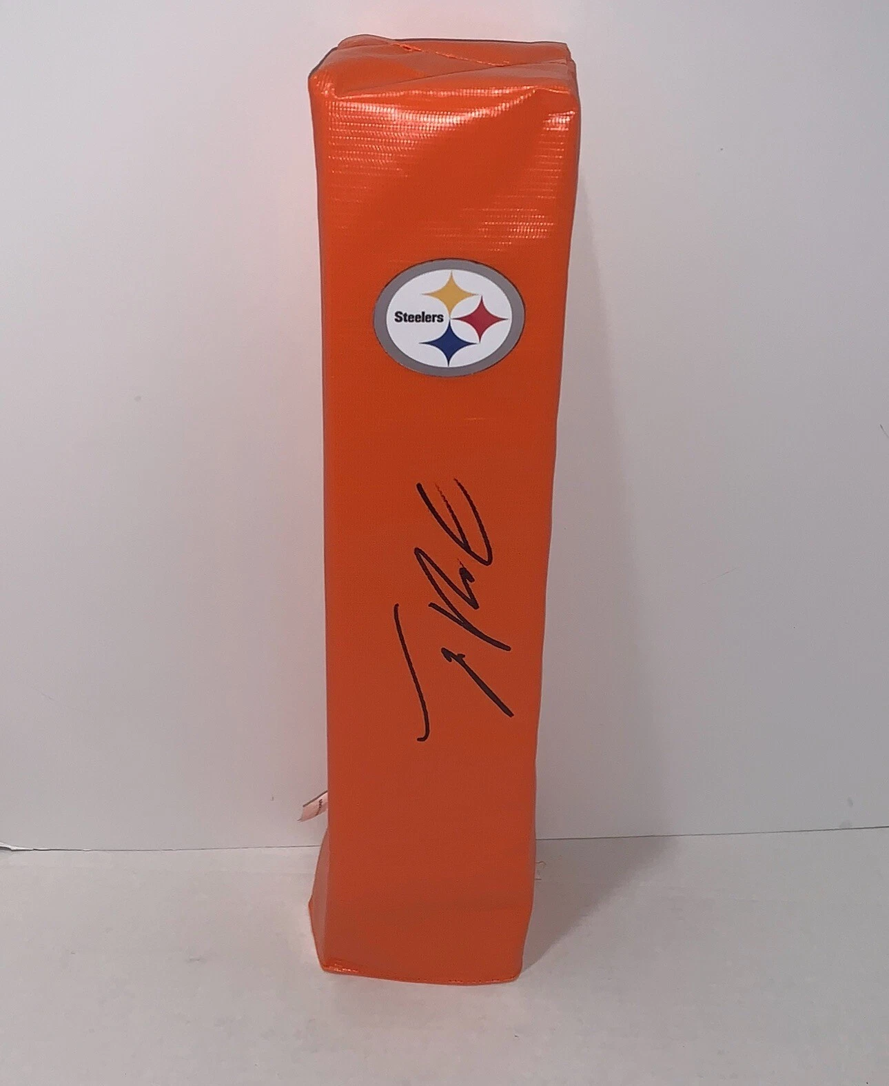 JOEY PORTER JR. SIGNED PITTSBURGH STEELERS TOUCHDOWN PYLON FOOTBALL JR

