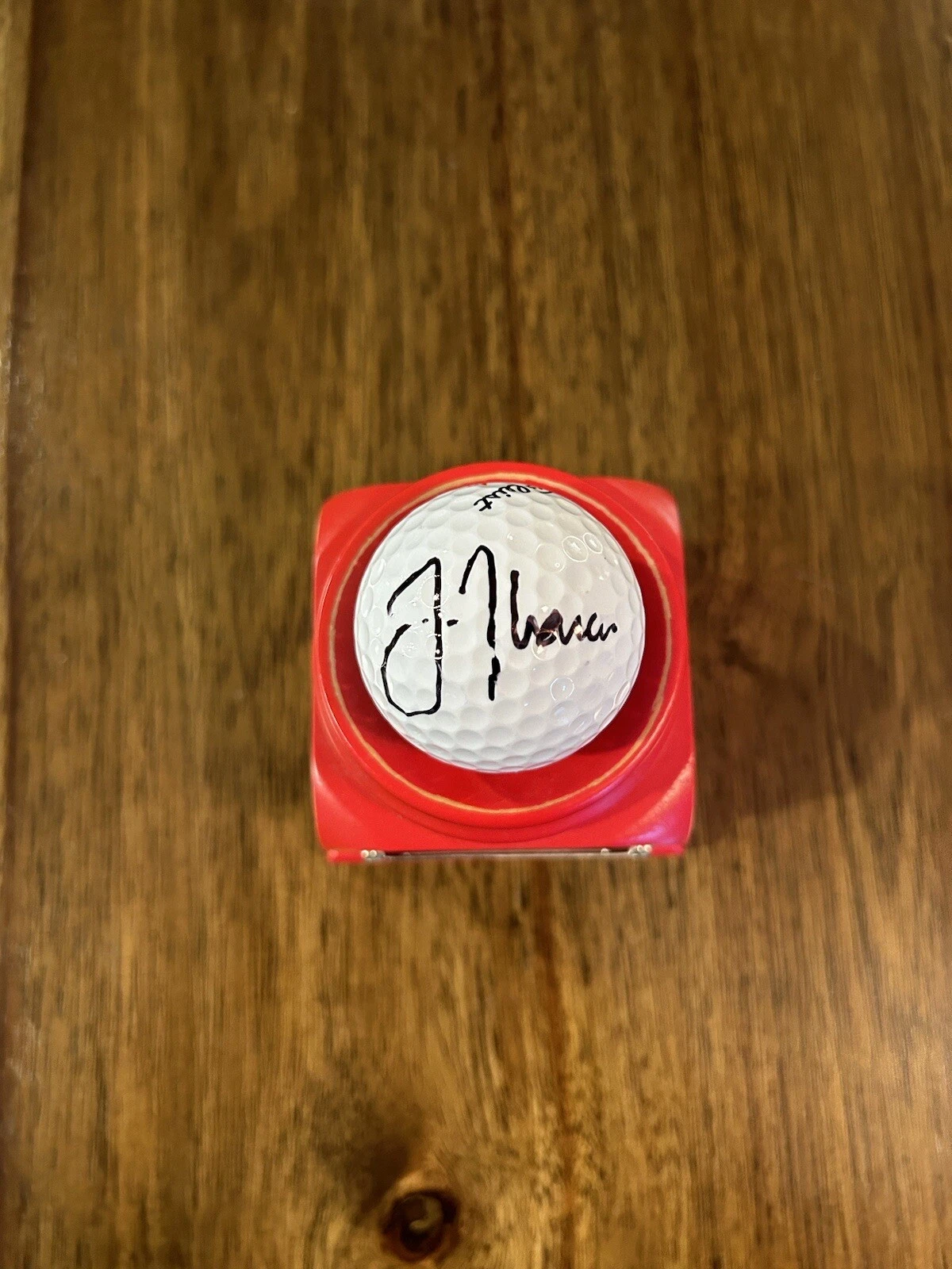 Justin Thomas Signed Autograph Titleist Golf Ball PGA Championship Winner PROOF
