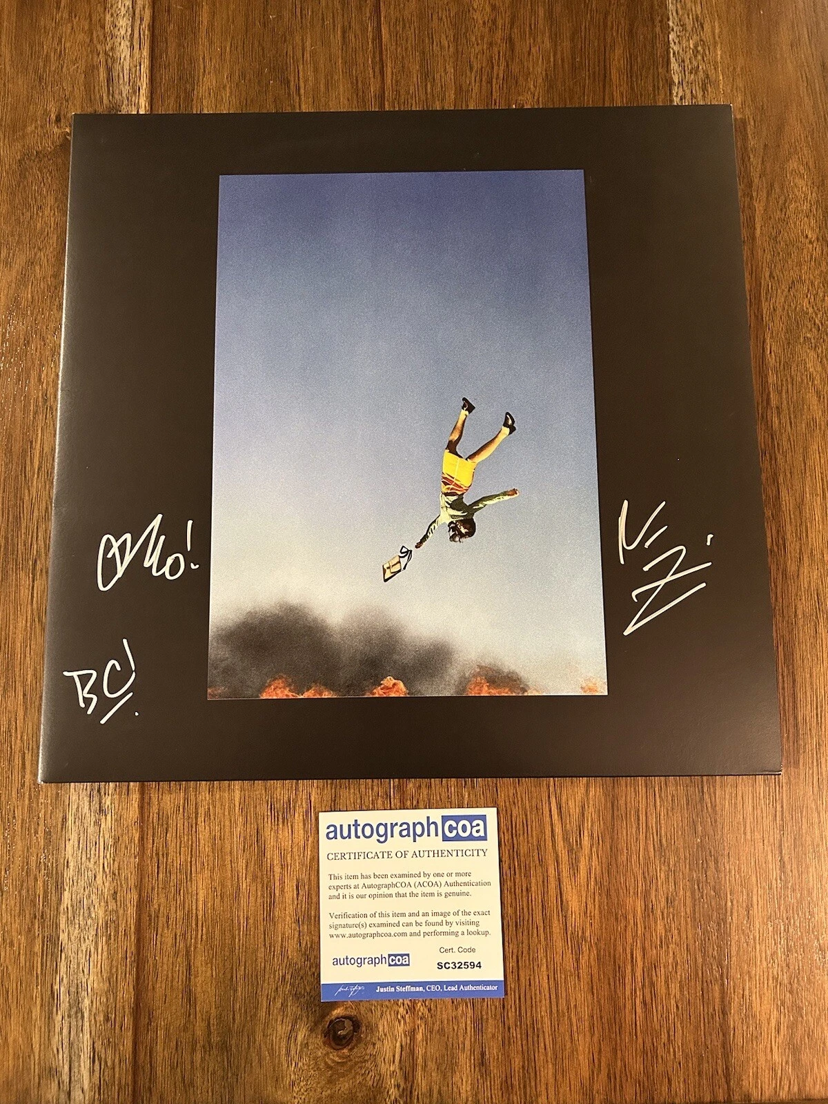 ‘YEAH YEAH YEAHS’ SIGNED AUTOGRAPH ‘COOL IT DOWN’ VINYL ALBUM ACOA MS COLLECTIBLE MEMORABILIA