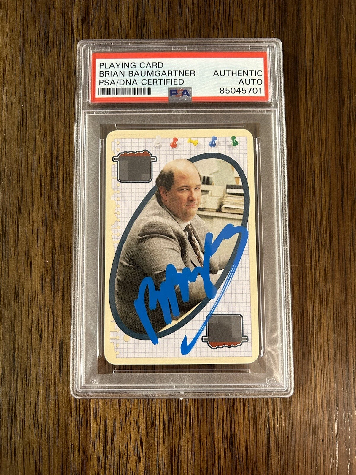 Brian Baumgartner Signed ‘The Office’ Uno Card Autographed PSA ‘Kevin Malone’
