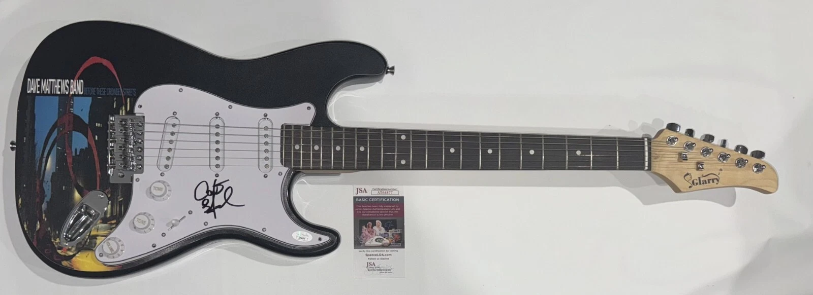 CARTER BEAUFORD SIGNED CUSTOM GUITAR DMB BIG WHISKEY & THE GROOGRUX KING JSA COA
