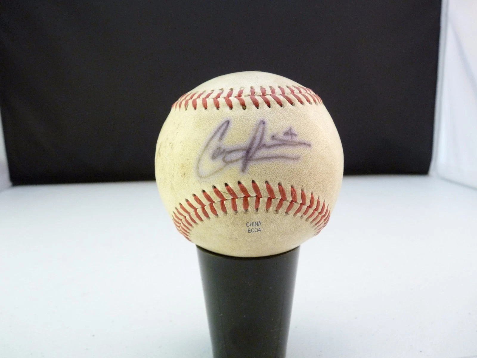 Colby Rasmus Cardinals 2007 Signed Autographed Game Used Baseball Guaranteed
