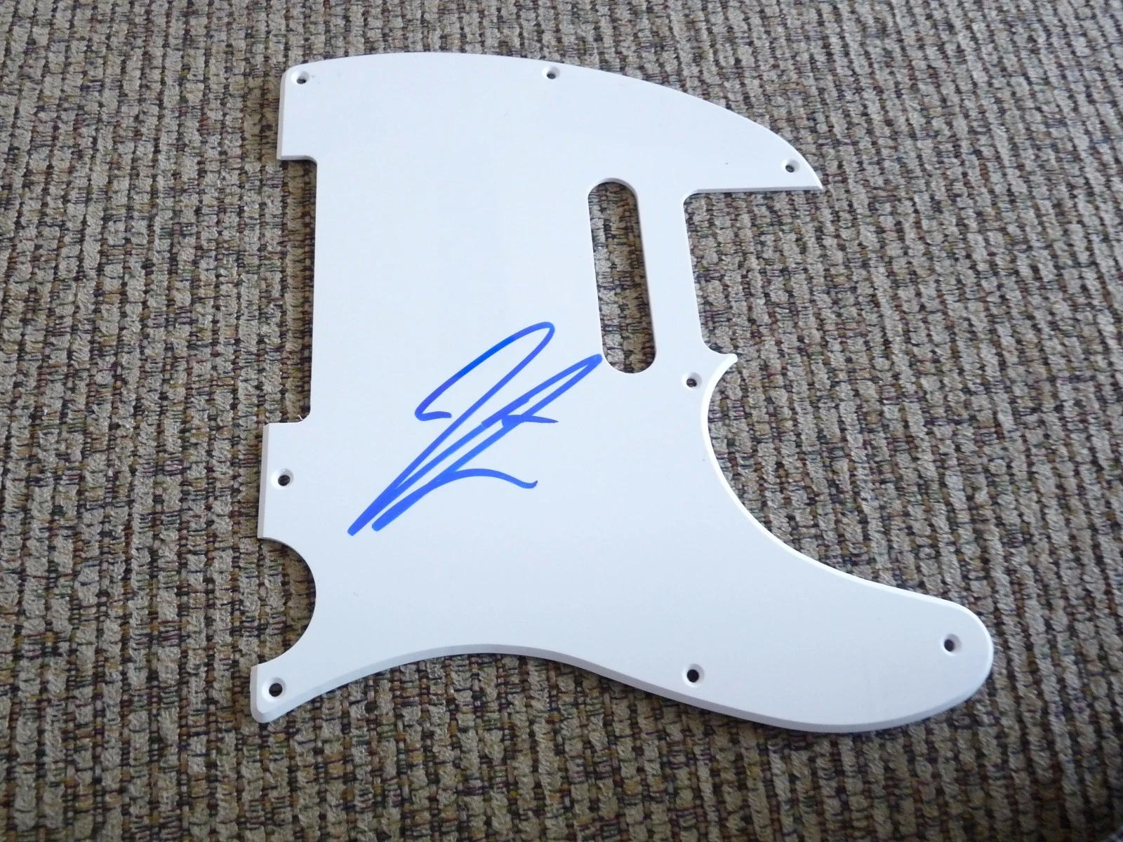 JERED FOLLOWILL KINGS OF LEON AUTOGRAPHED SIGNED GUITAR PICKGUARD GUARANTEED COLLECTIBLE MEMORABILIA