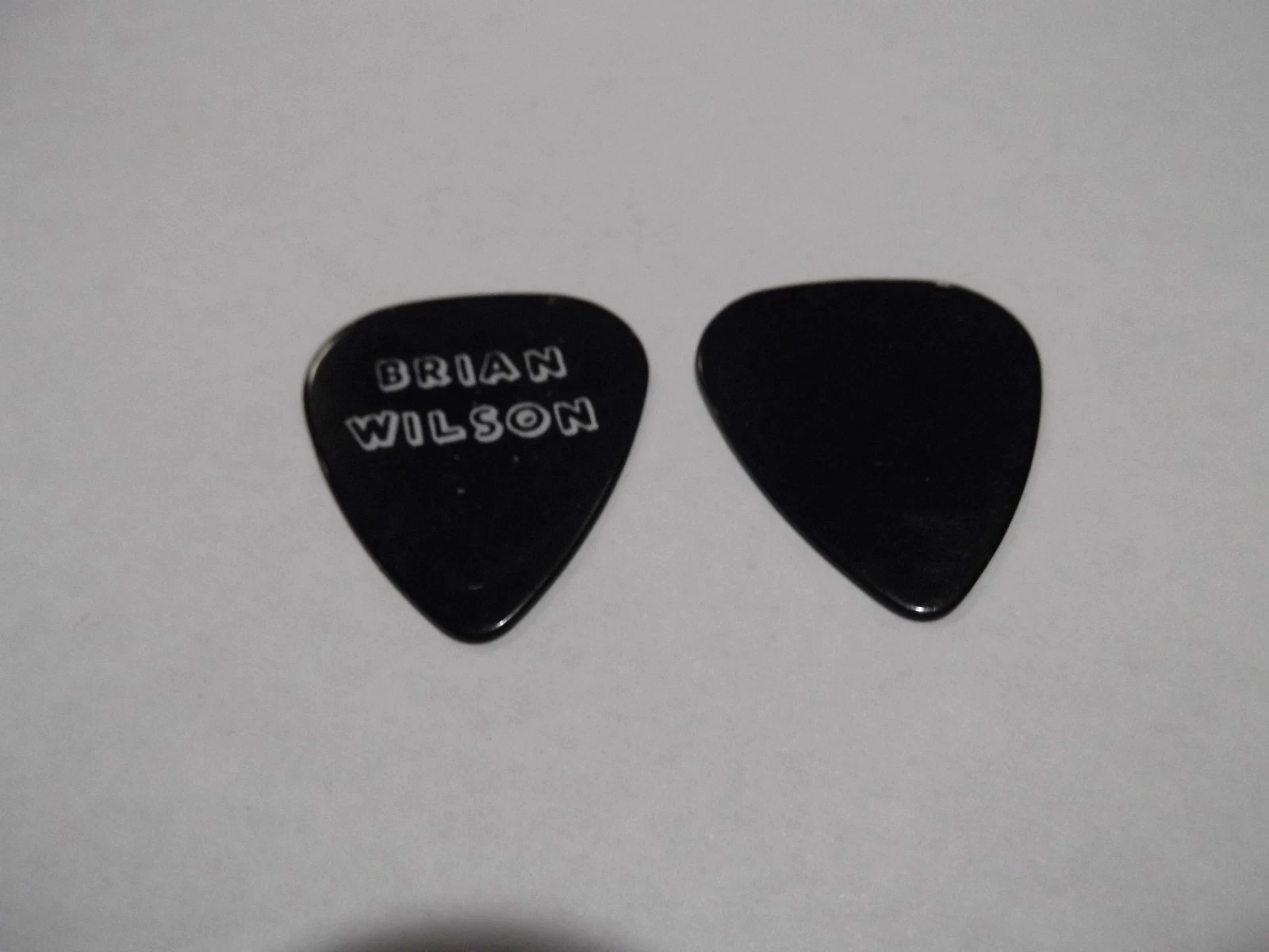 Beach Boys 50 Year Reunion 2012 Brian Wilson Guitar Pick Gloss Black White

