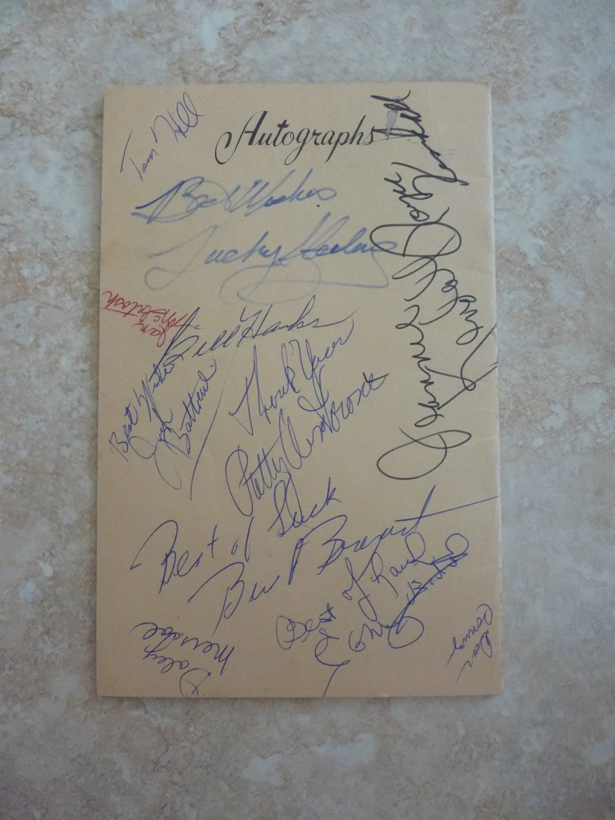 Country Music Show Souvenir Program Signed x15 Autograph St James MO

