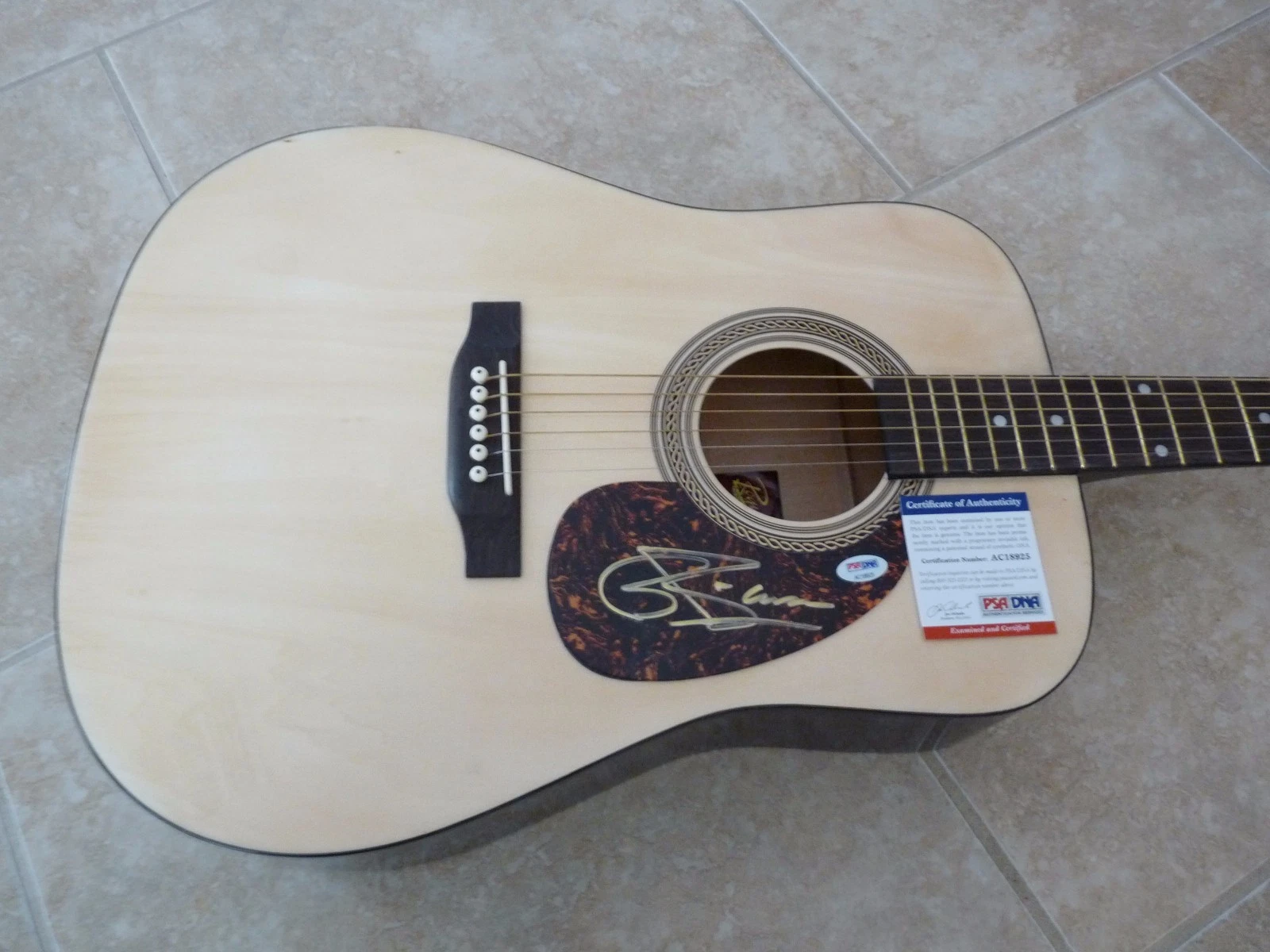 BILL ANDERSON SIGNED AUTOGRAPHED COUNTRY MUSIC ACOUSTIC GUITAR PSA CERTIFIED COLLECTIBLE MEMORABILIA