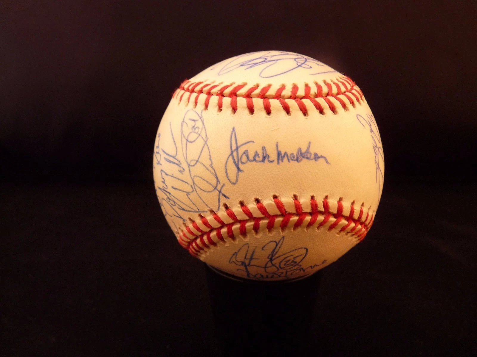 2000 Reds Team Signed x27 OML Ball Baseball Guaranteed NO GRIFFEY
