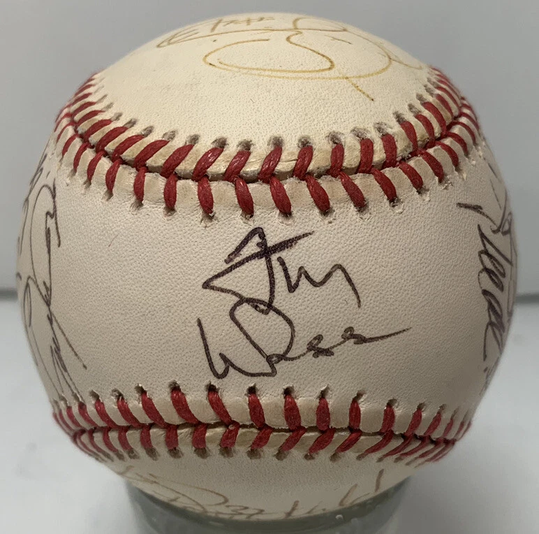 2000 St Louis Cardinals Team Signed x18 Baseball JD Drew LaRussa Guaranteed
