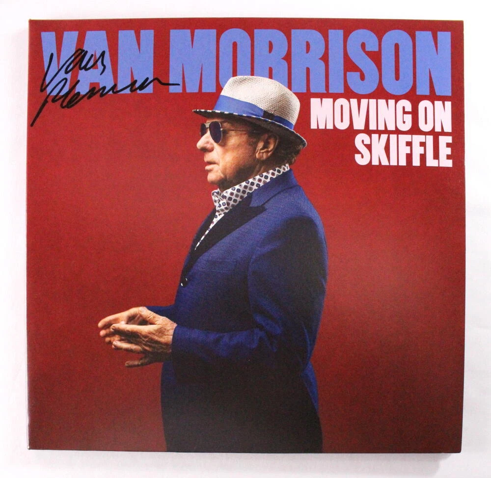 Van Morrison Signed Autograph Album Vinyl Record - Moving on Skiffle w/ JSA COA
