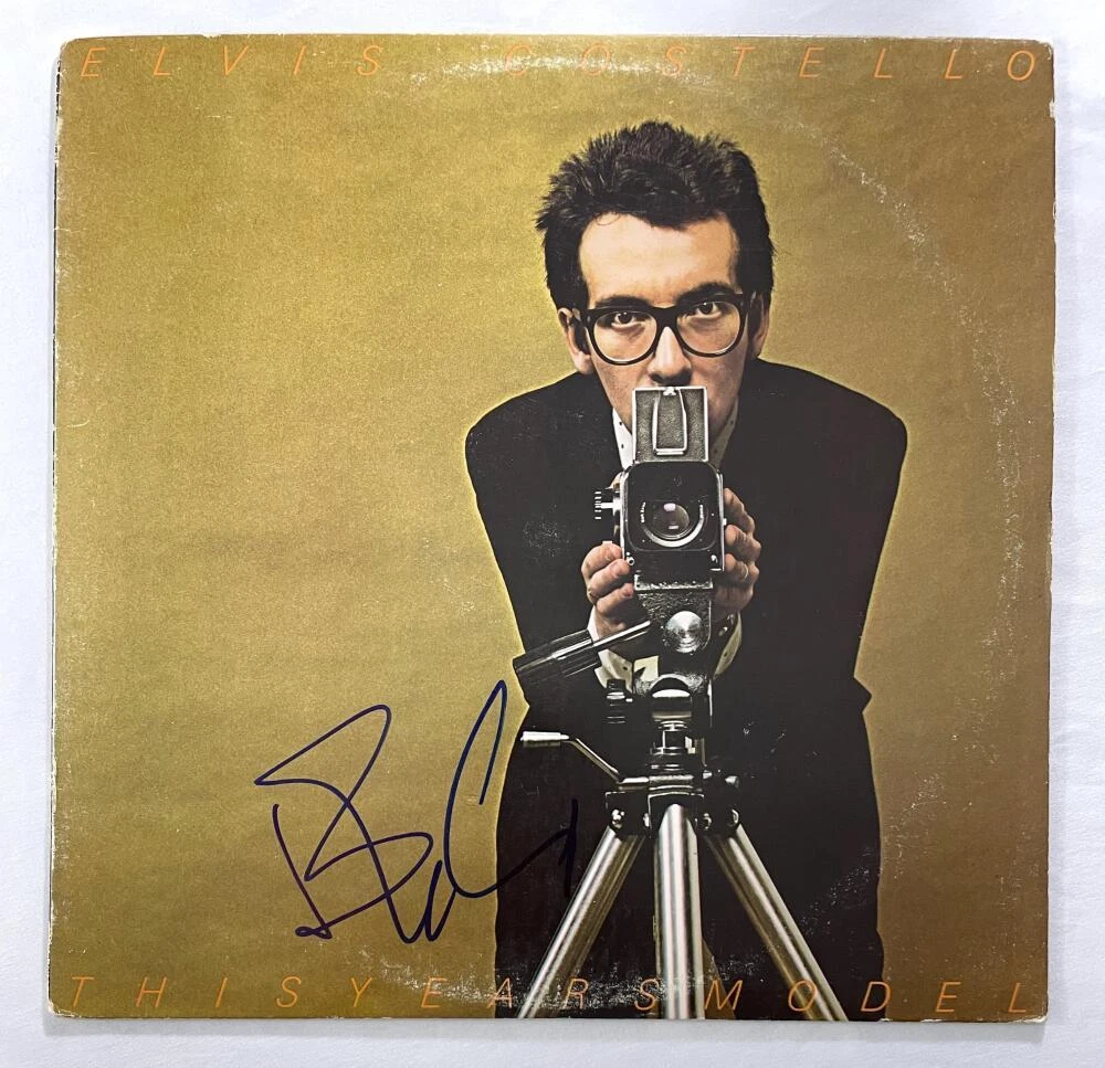 Elvis Costello Signed Autograph Album Vinyl Record - This Year's Model PSA COA
