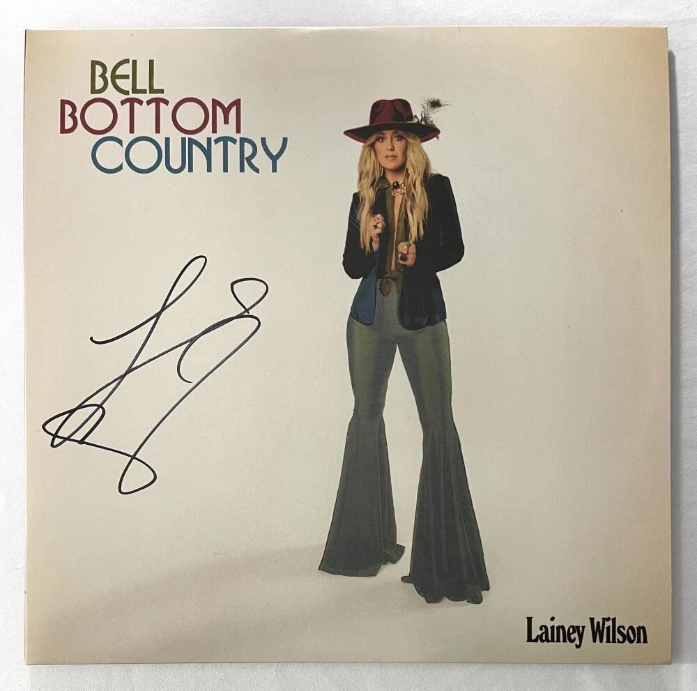 Lainey Wilson Signed Autograph Album Vinyl Record Bell Bottom Country w/ COA

