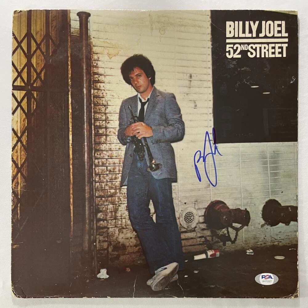 Billy Joel Signed Autograph Album Vinyl Record - 52nd Street Piano Man PSA COA
