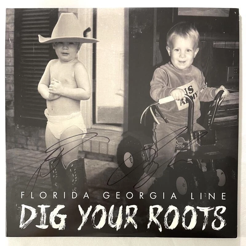 Florida Georgia Line Signed Autograph Album Vinyl Record - Dig Your Roots
