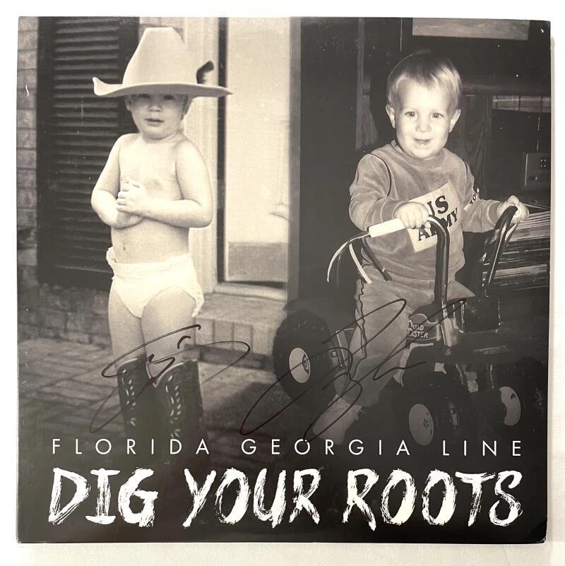 Florida Georgia Line Signed Autograph Album Record - Tyler Hubbard Brian Kelley
