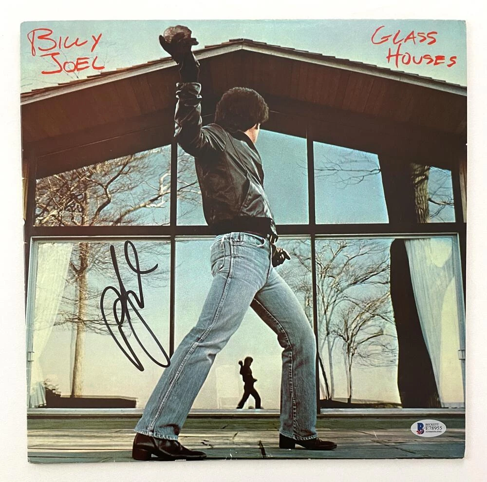 Billy Joel Signed Autograph Album Vinyl Record - Glass Houses w/ Beckett COA
