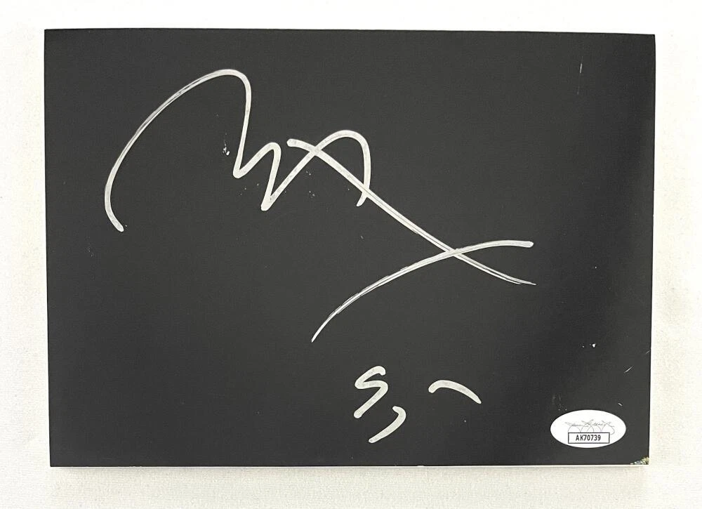 Peter Max Signed Autograph 6x8