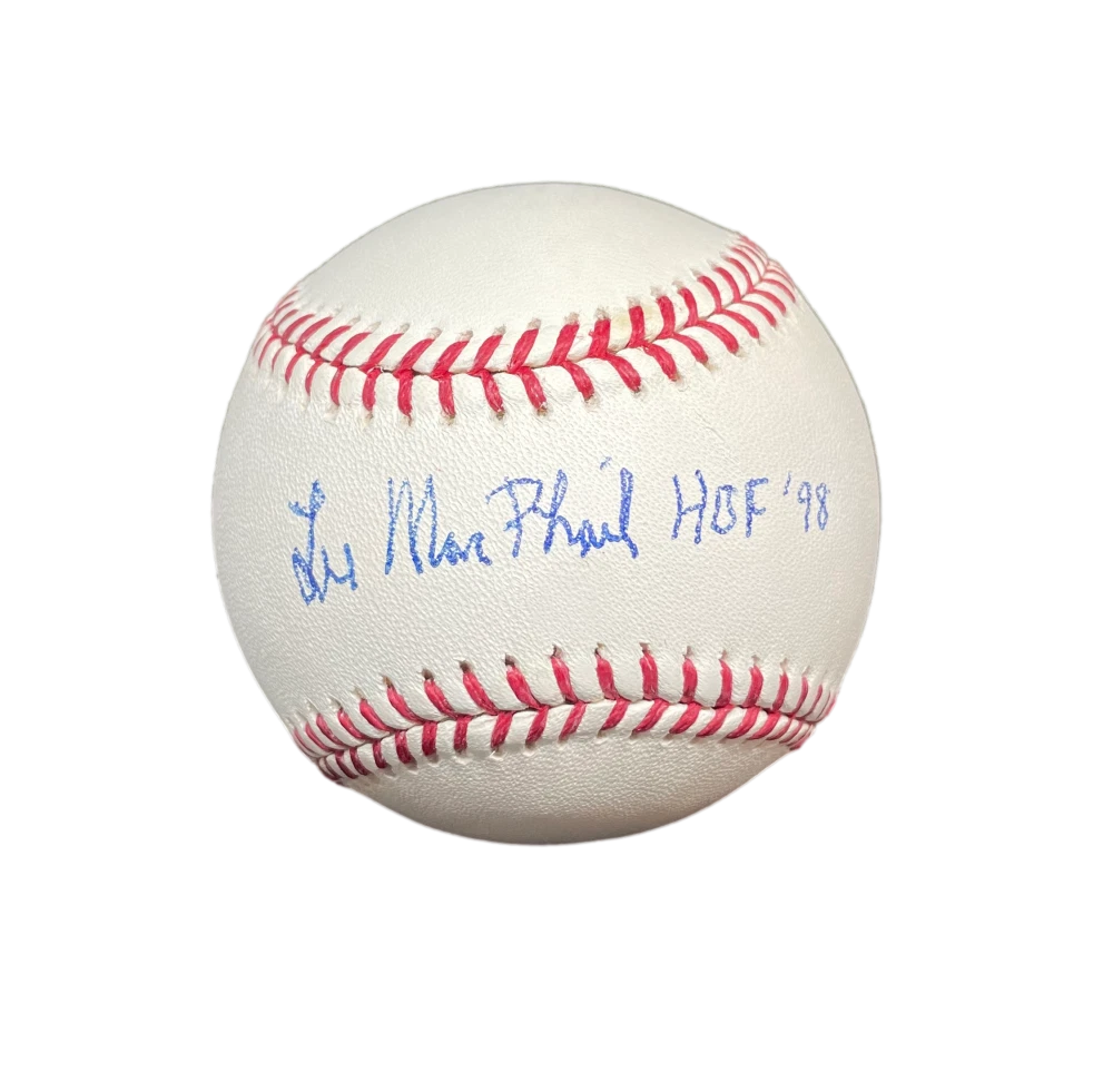 Lee MacPhail Signed Autograph OMLB Baseball Ball w/ HOF 1998 inscription

