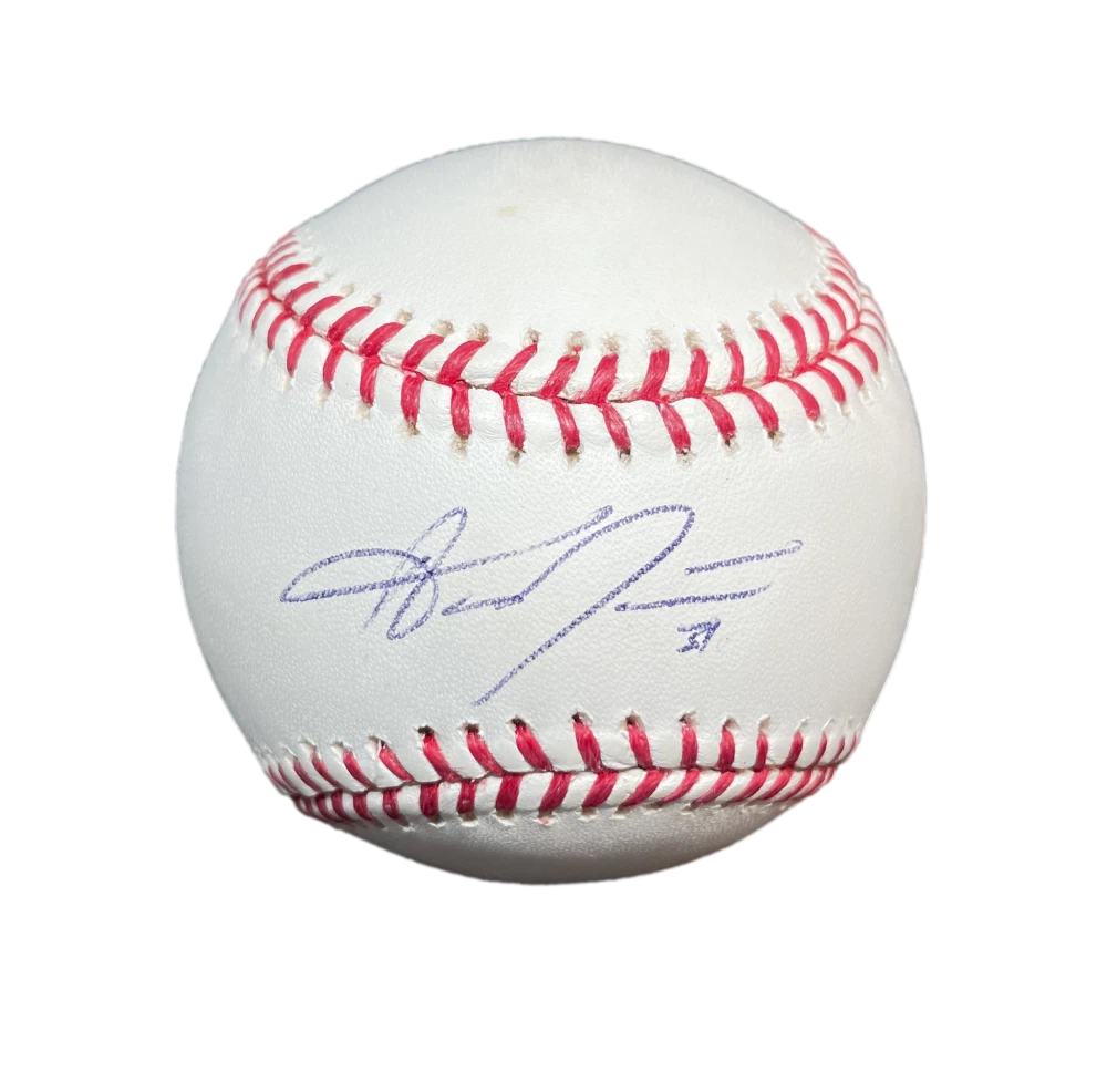 Austin Jackson Signed Autograph OMLB Baseball Ball - Detroit Tigers *TONING*
