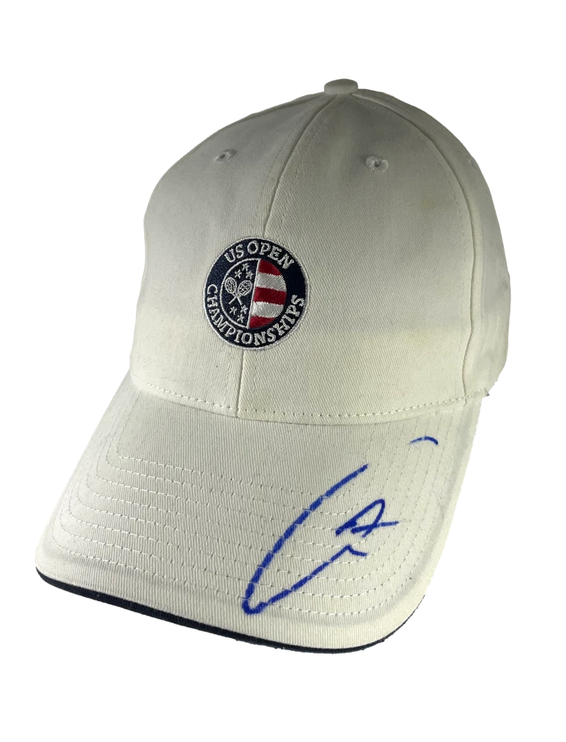 Carlos Alcaraz Signed Autograph US Open Tennis Baseball Cap Hat - Champ JSA COA

