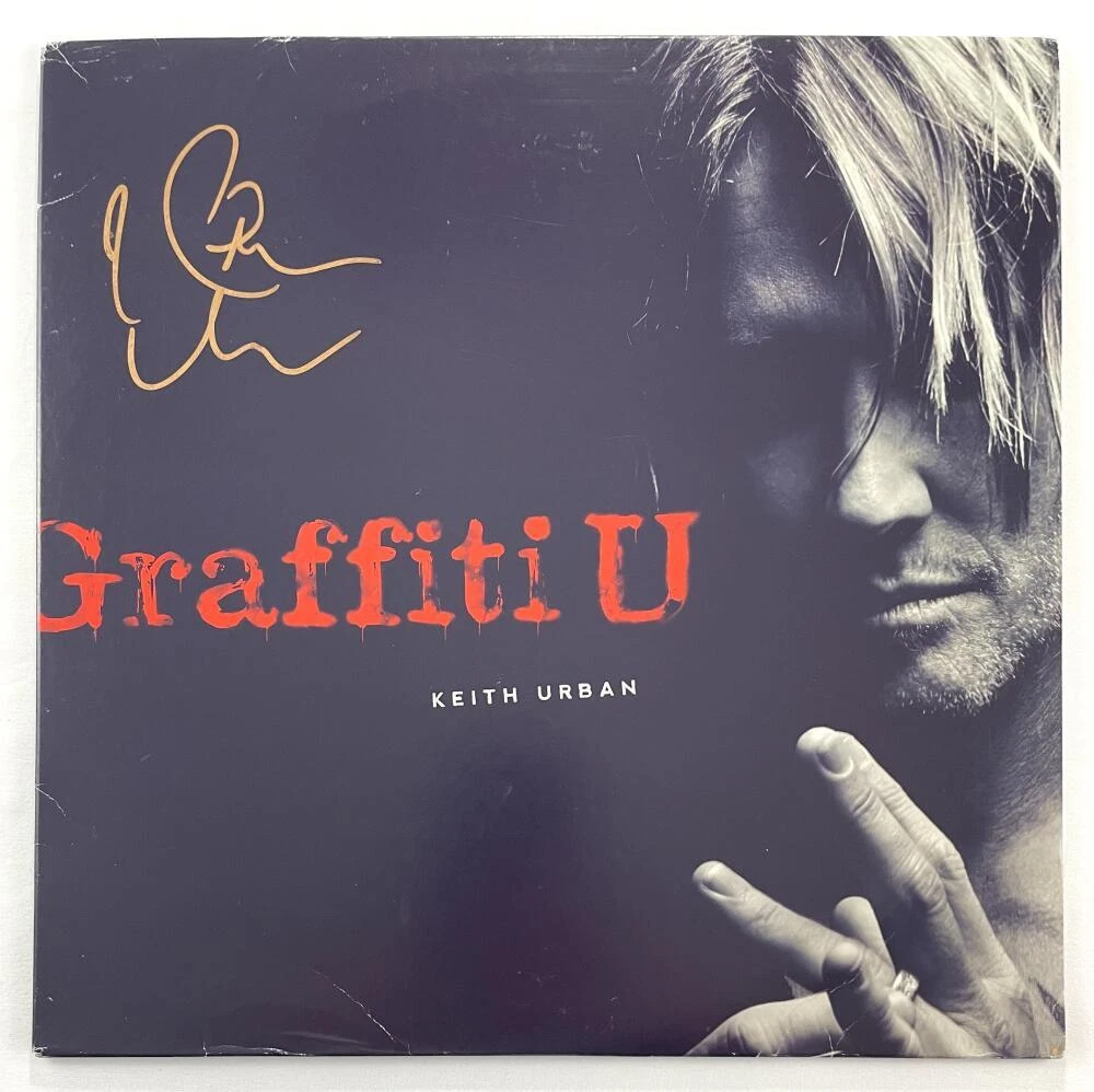 Keith Urban Signed Autograph Album Vinyl Record LP Country Music Graffiti U JSA
