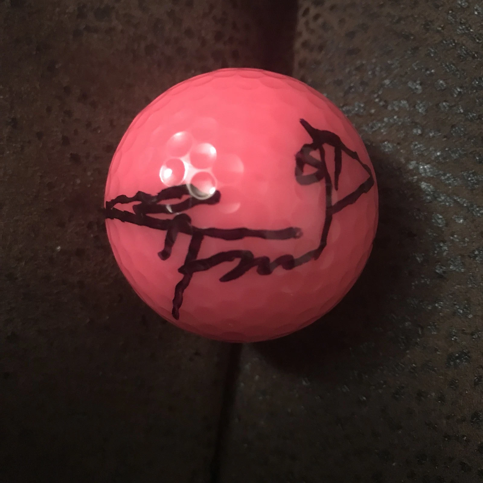 So Yeon Ryu Signed Pink Golf Ball Autographed Breast Cancer Awareness LPGA
