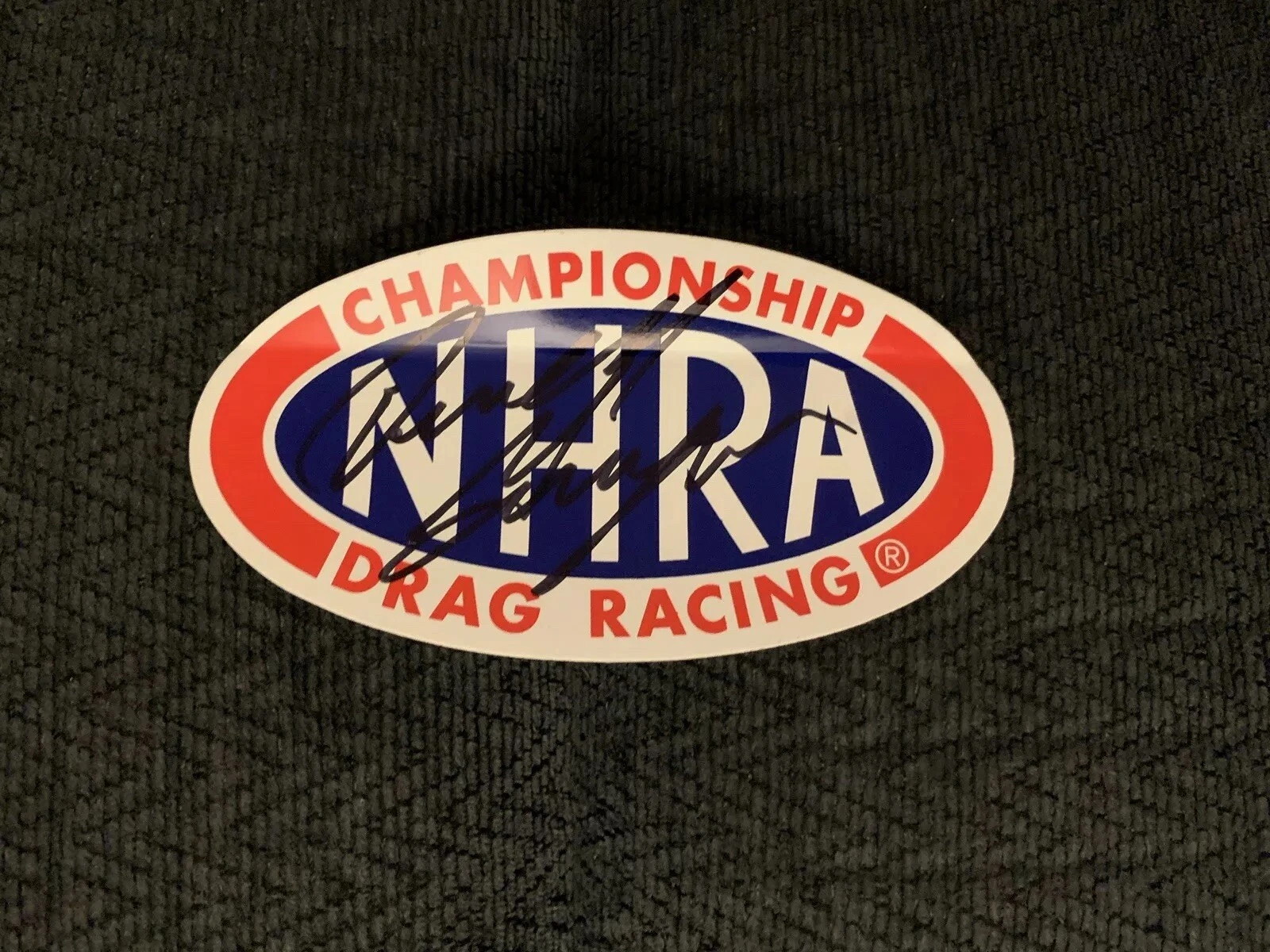 Darrell Gwynn Signed NHRA Drag Racing Sticker card
