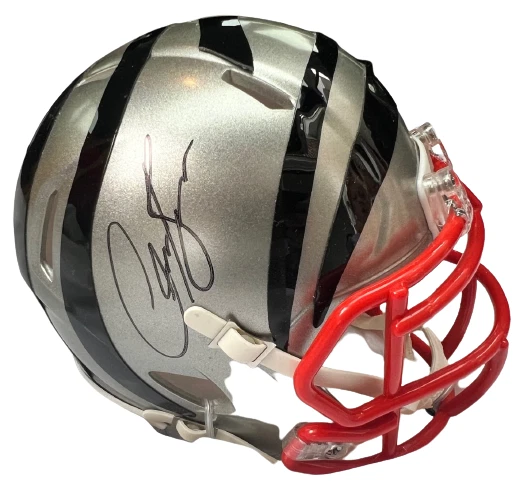 CHASE BROWN signed (CINCINNATI BENGALS) Flash mini helmet BECKETT BAS AC93183
