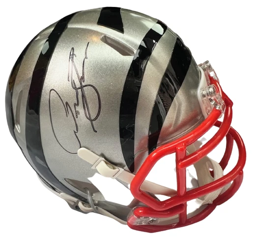 CHASE BROWN signed (CINCINNATI BENGALS) Flash mini helmet BECKETT BAS AC93181
