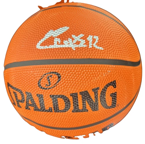 RAYAN RUPERT signed (PORTLAND TRAIL BLAZERS) Spalding basketball PSA/DNA AN10427
