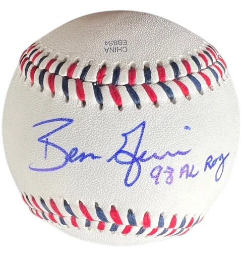 BEN GRIEVE signed (OAKLAND ATHLETICS) Atlantic League baseball BECKETT AC93194
