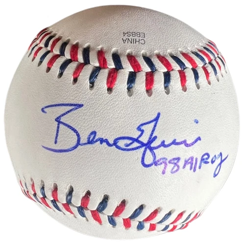 BEN GRIEVE signed (OAKLAND ATHLETICS) Atlantic League baseball BECKETT AC93192
