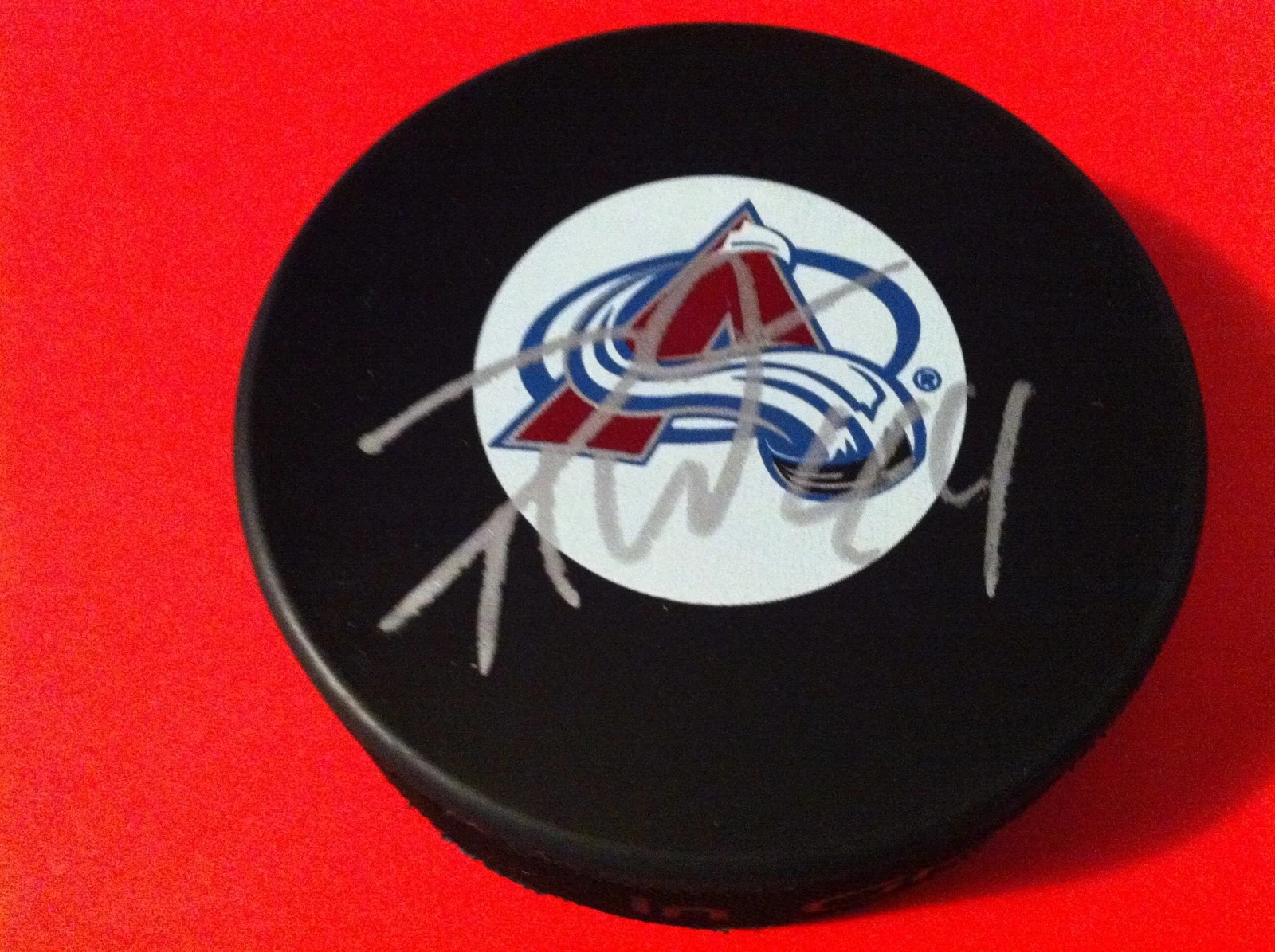Ryan Wilson Colorado Avalanche Signed Puck Holder
