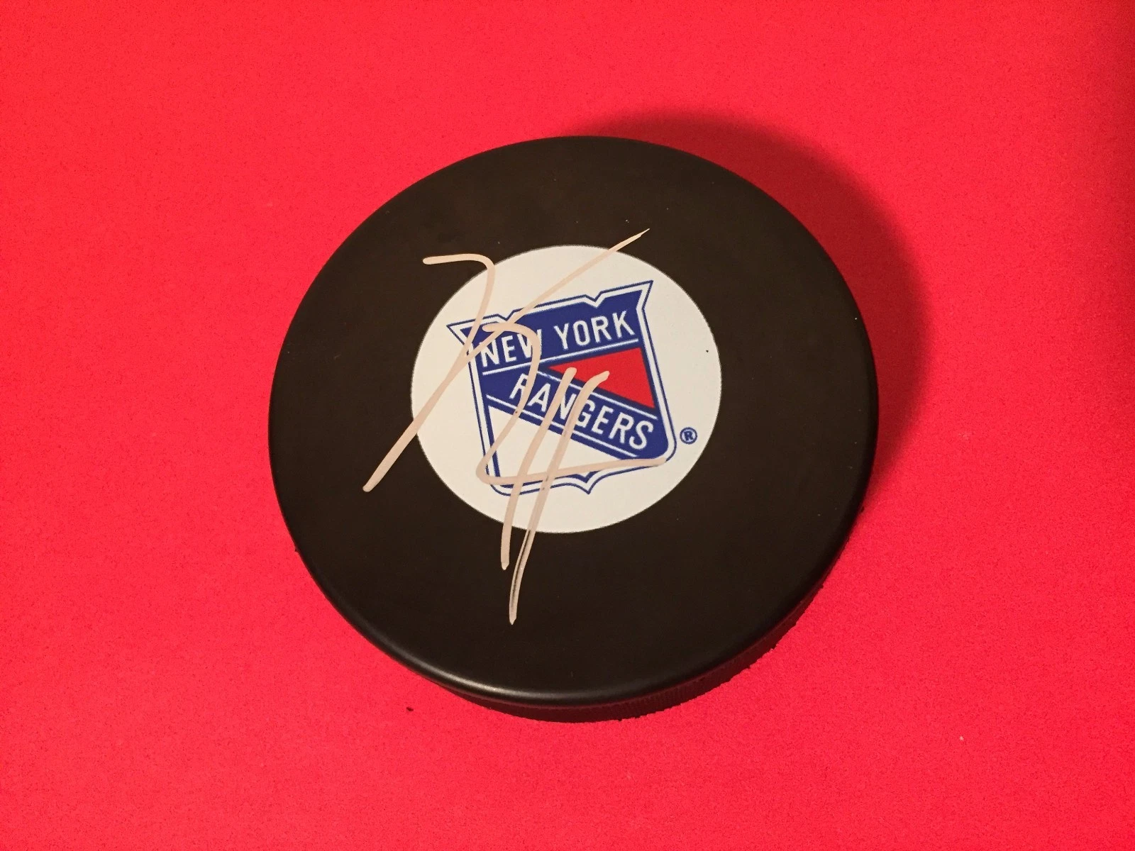 Kevin Hayes Rangers Hockey Signed Auto Puck
