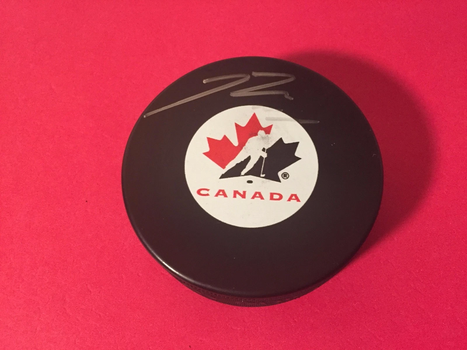 Brendan Gallagher Canadiens Canada Olympic Signed Auto Puck
