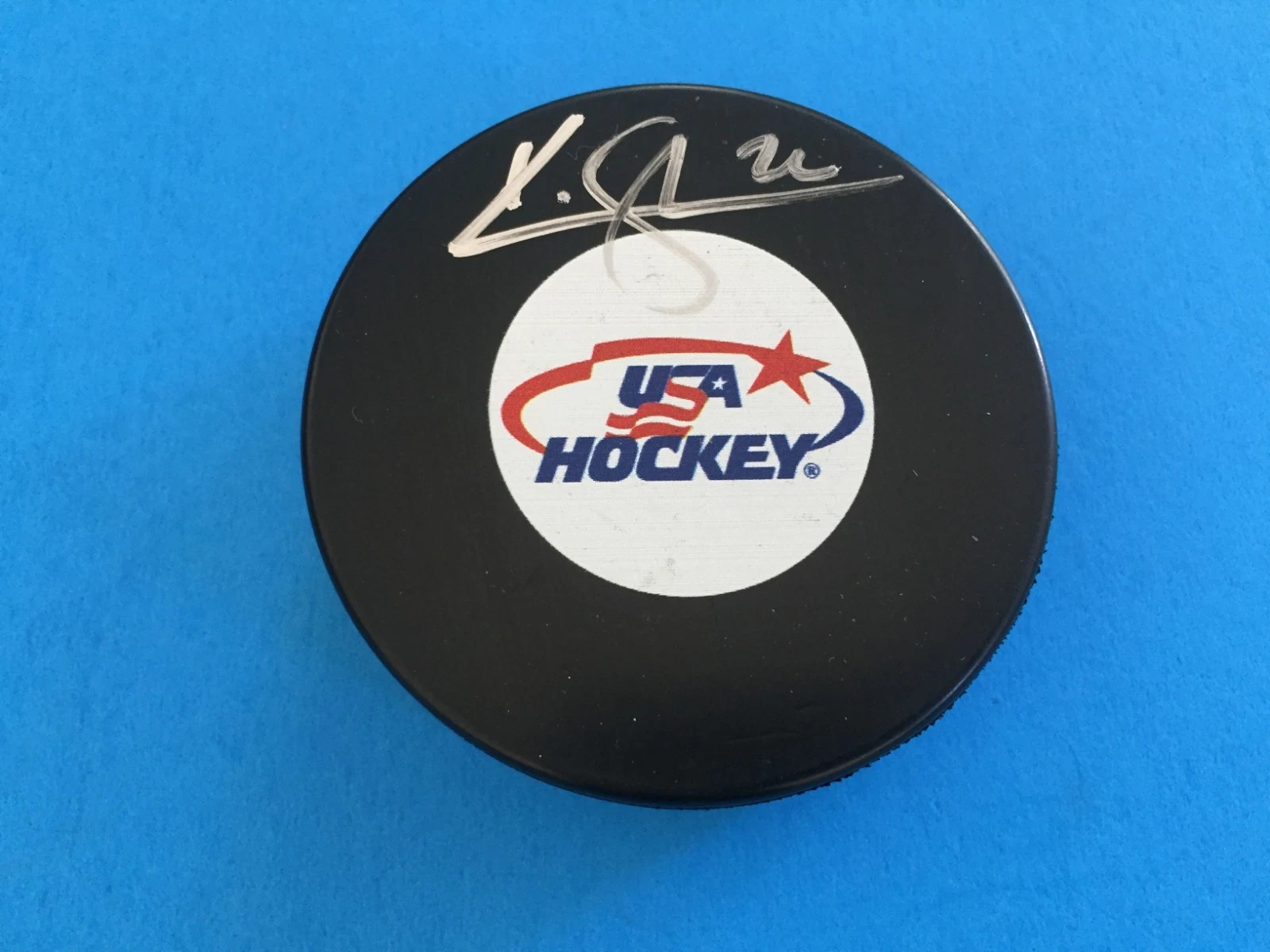 Kevin Shattenkirk Rangers USA Hockey Signed Auto Puck
