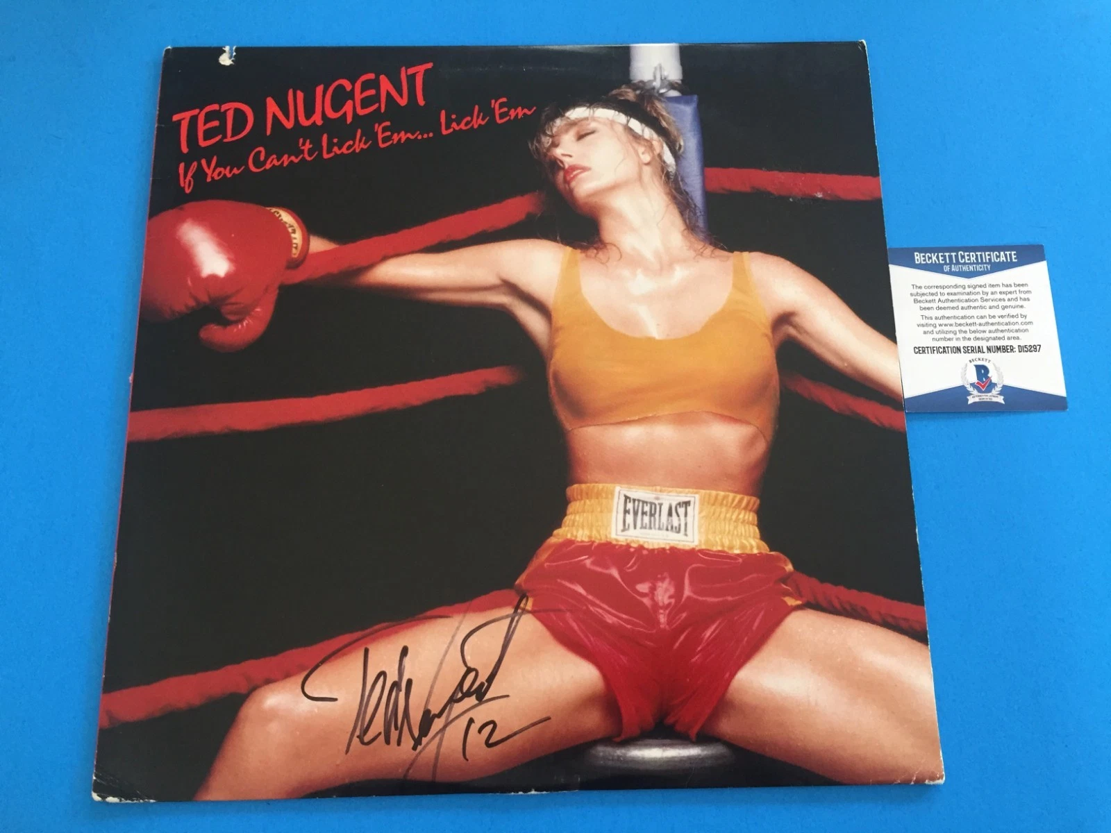 Ted Nugent Signed Auto 12