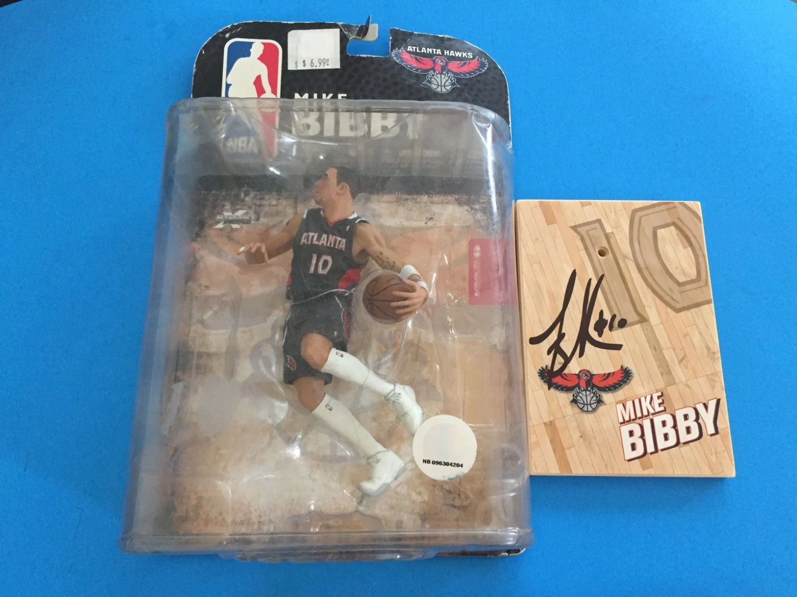 Mike Bibby Atlanta Hawks Signed Auto McFarlane Acition Figure
