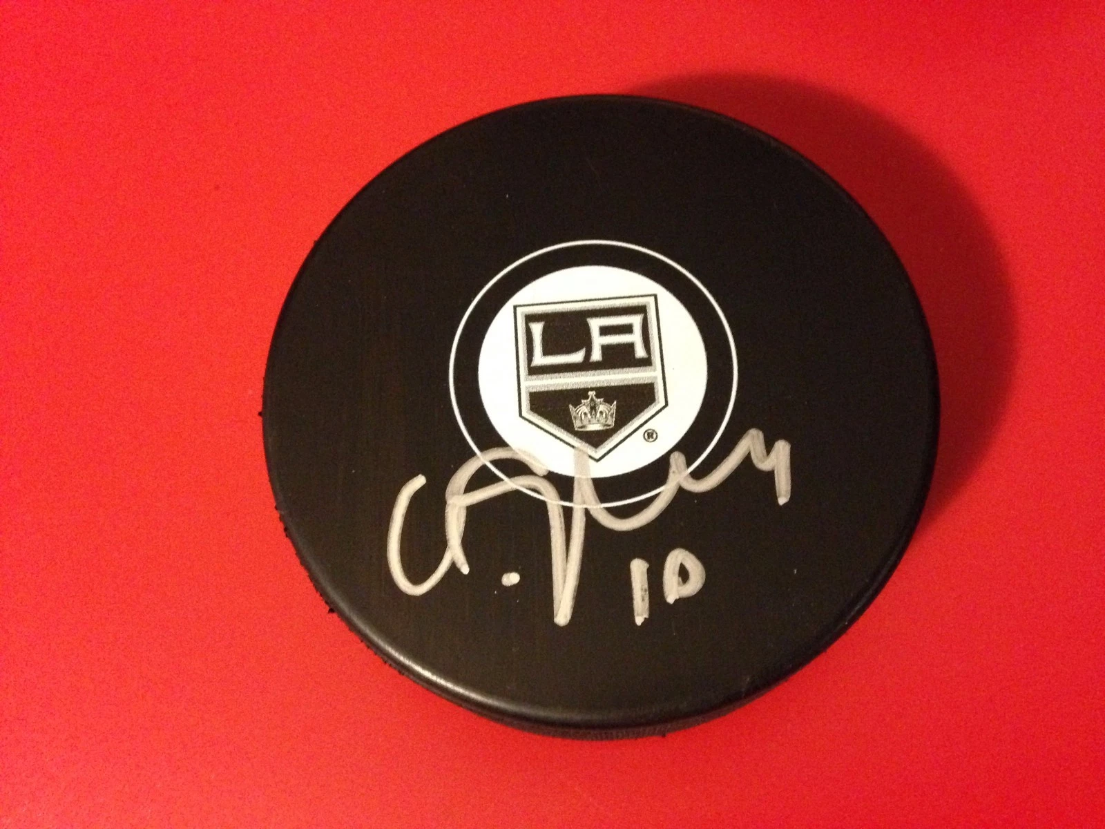 Christian Ehrhoff Kings Signed Auto Puck Holder
