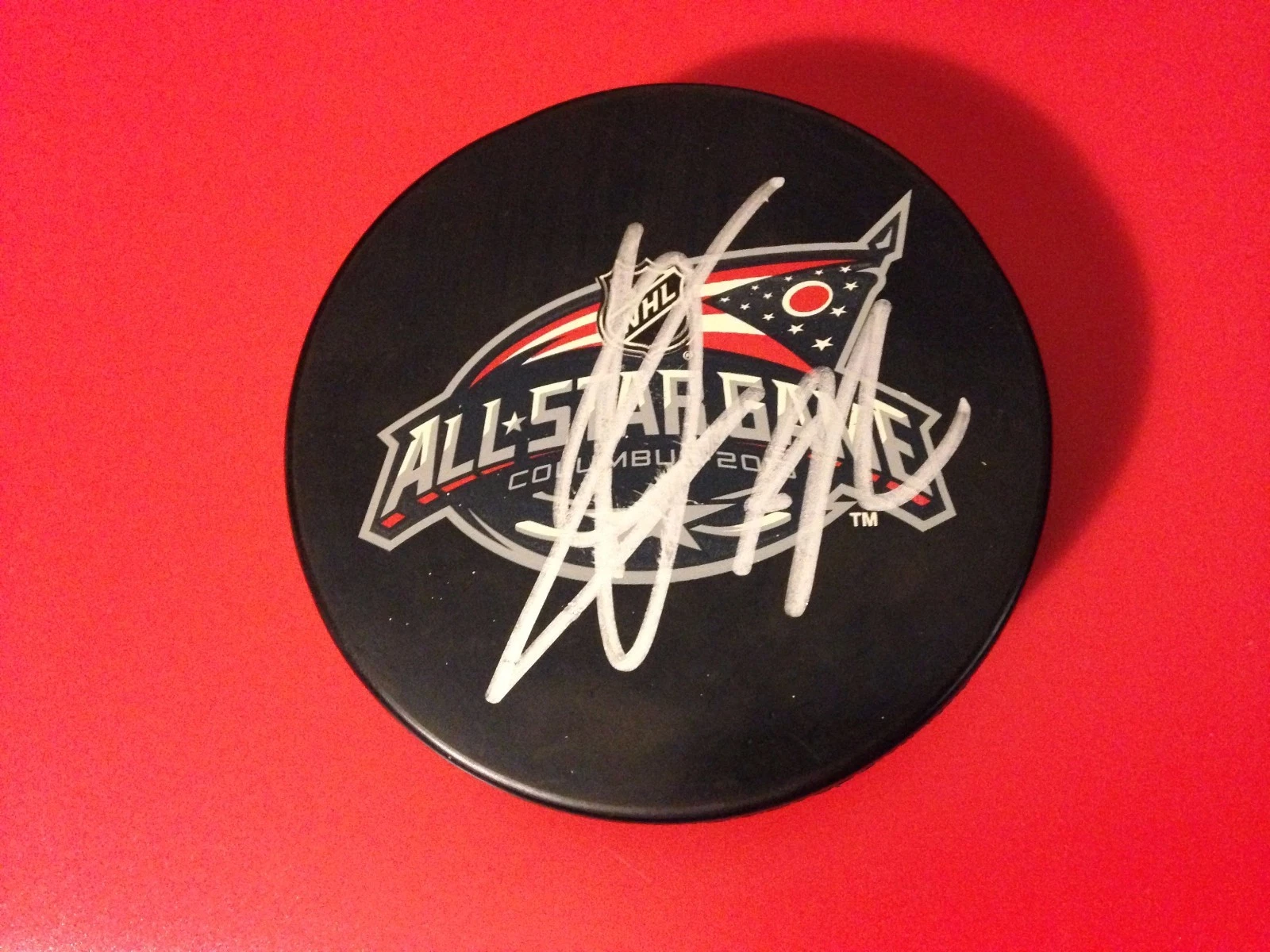 Sergei Bobronvsky Blue Jackets 2013 All-Star Signed Auto Puck
