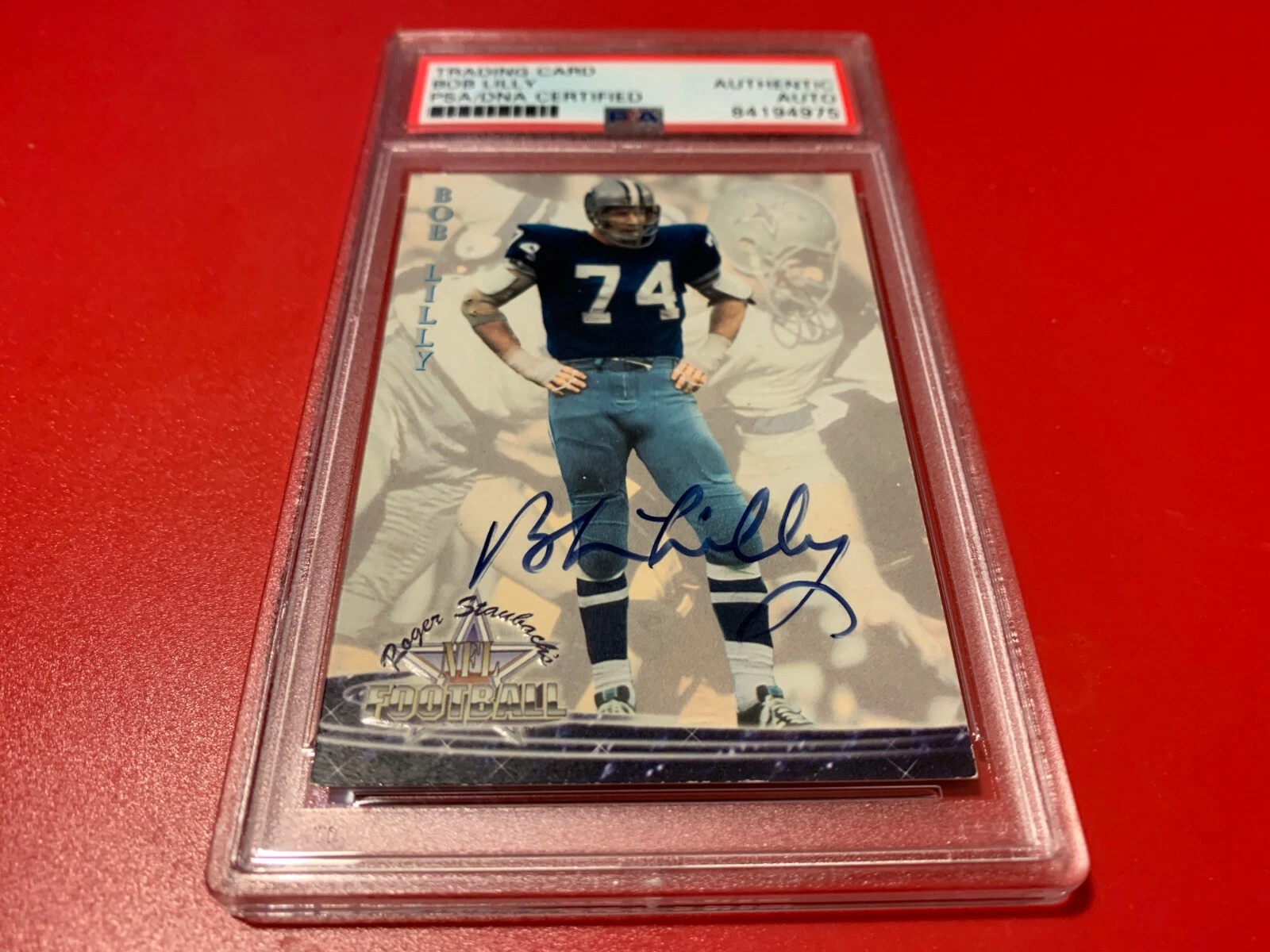 Bob Lilly Cowboys HOF 1994 Ted Williams Card Signed Auto PSA/DNA ENCAPSULATED
