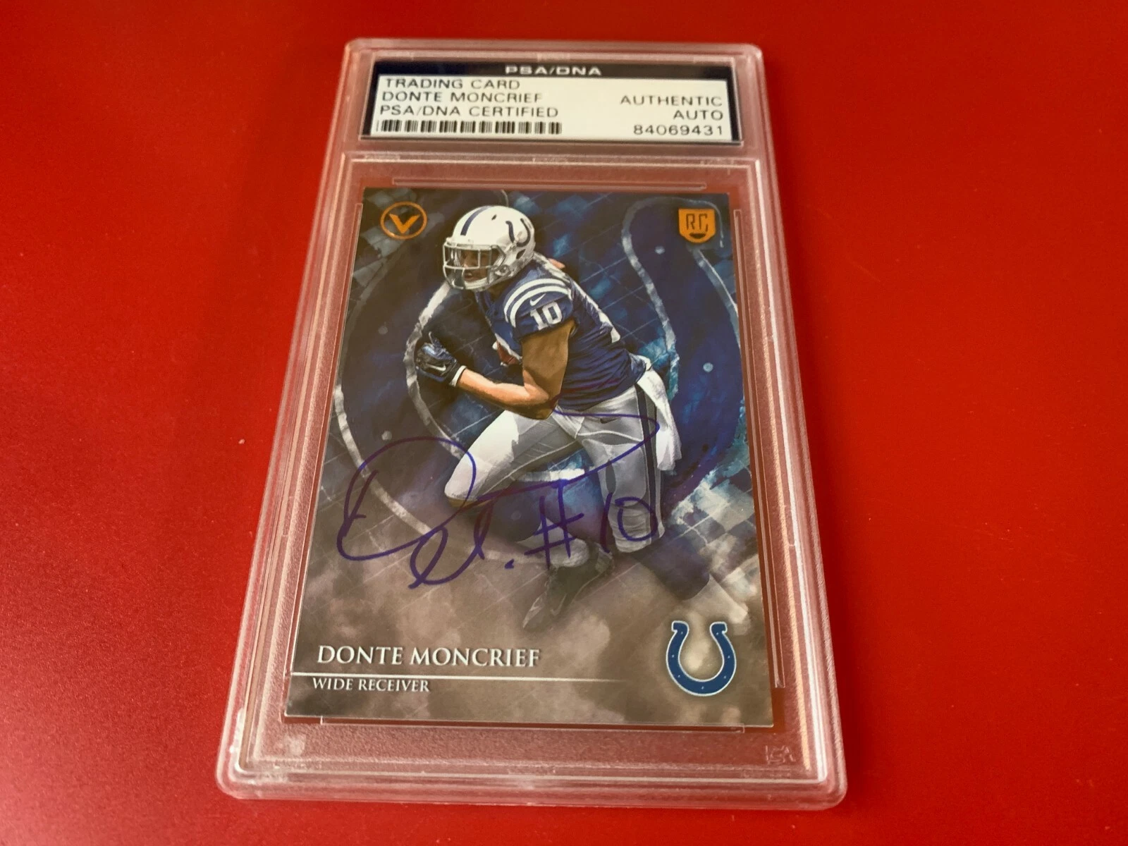 Donte Moncrief Colts 2014 Topps Valor Rookie Signed Auto PSA/DNA ENCAPSULATED
