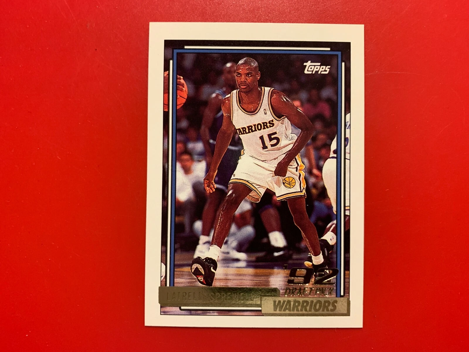 Latrell Sprewell Warriors 1992-93 NBA Topps GOLD Rookie Card #393

