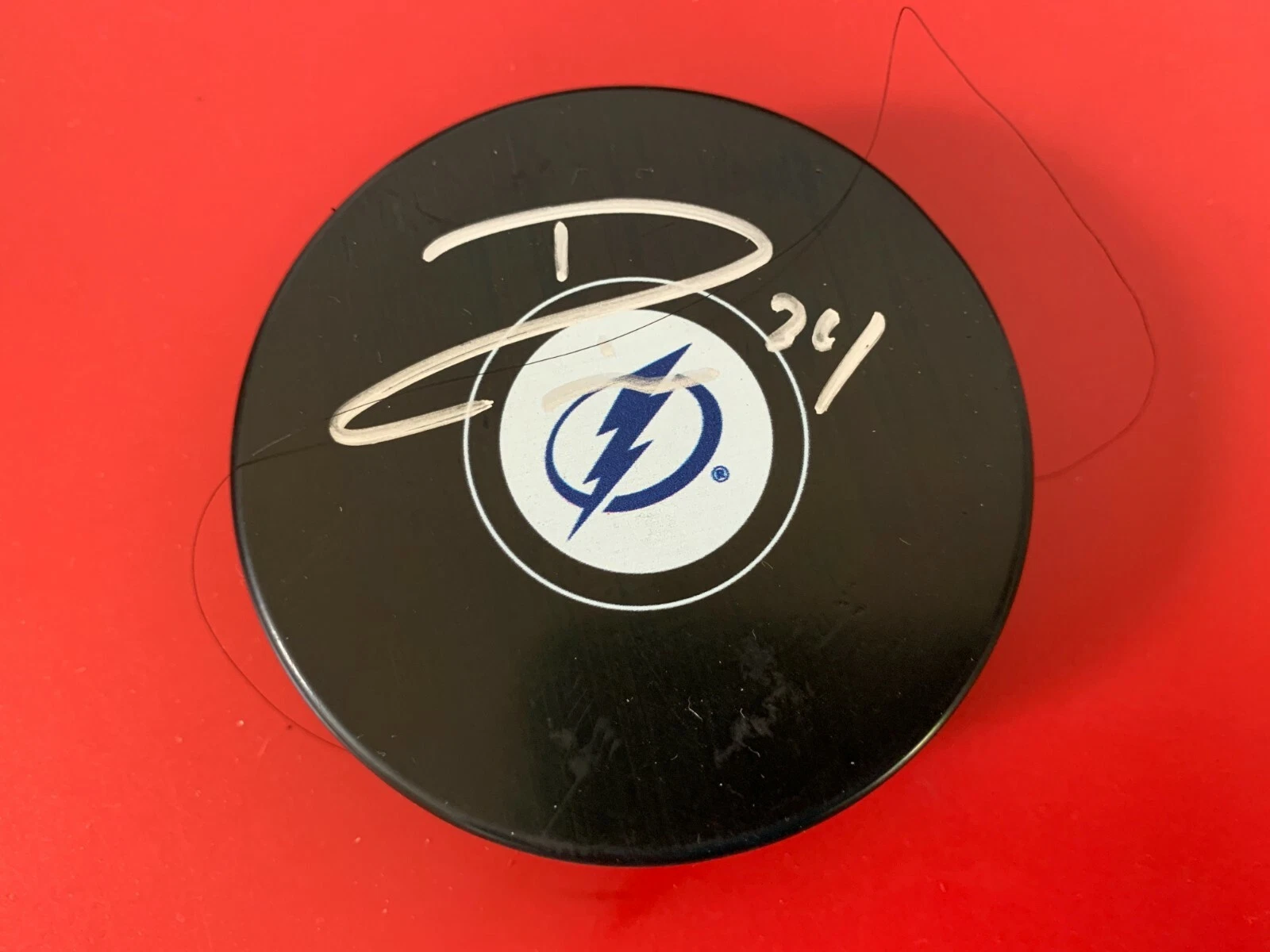 Ryan Callahan Tampa Bay Lightning Signed Puck Auto Cube
