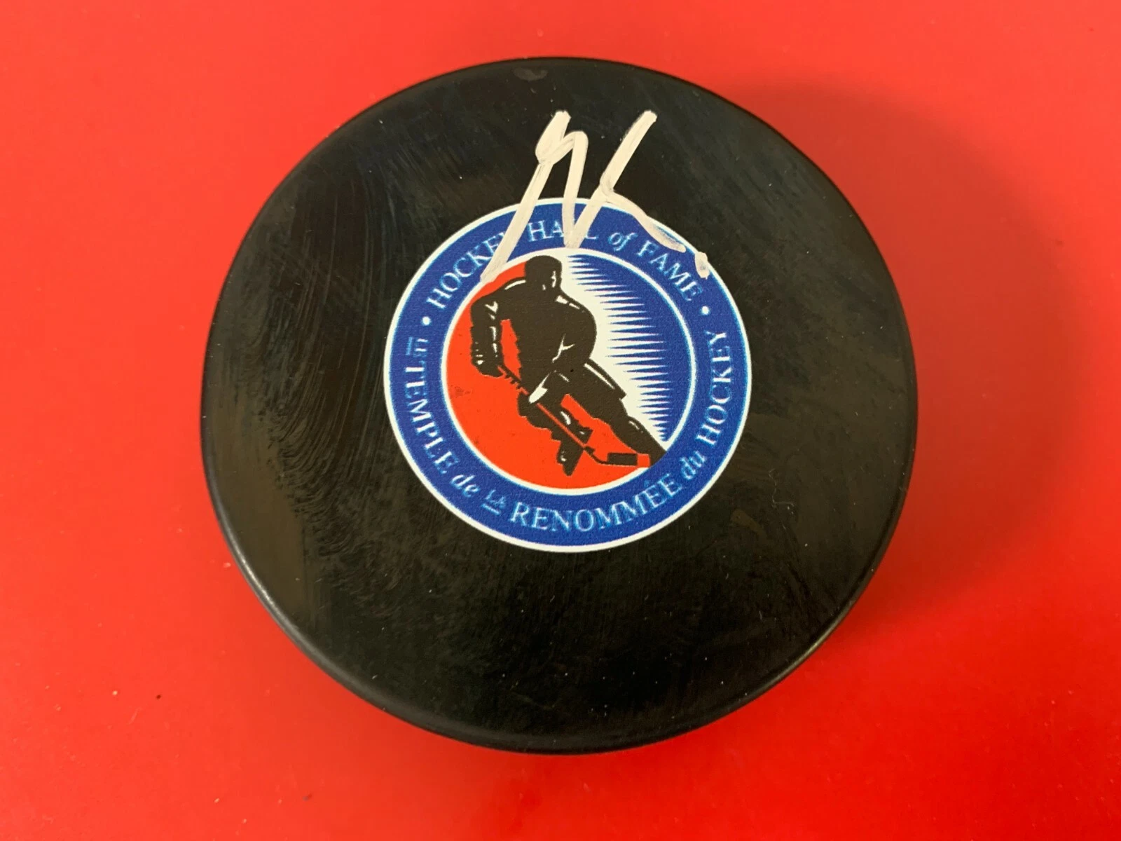 Martin Brodeur Devils Hall of Fame HOF Hockey Signed Auto Puck
